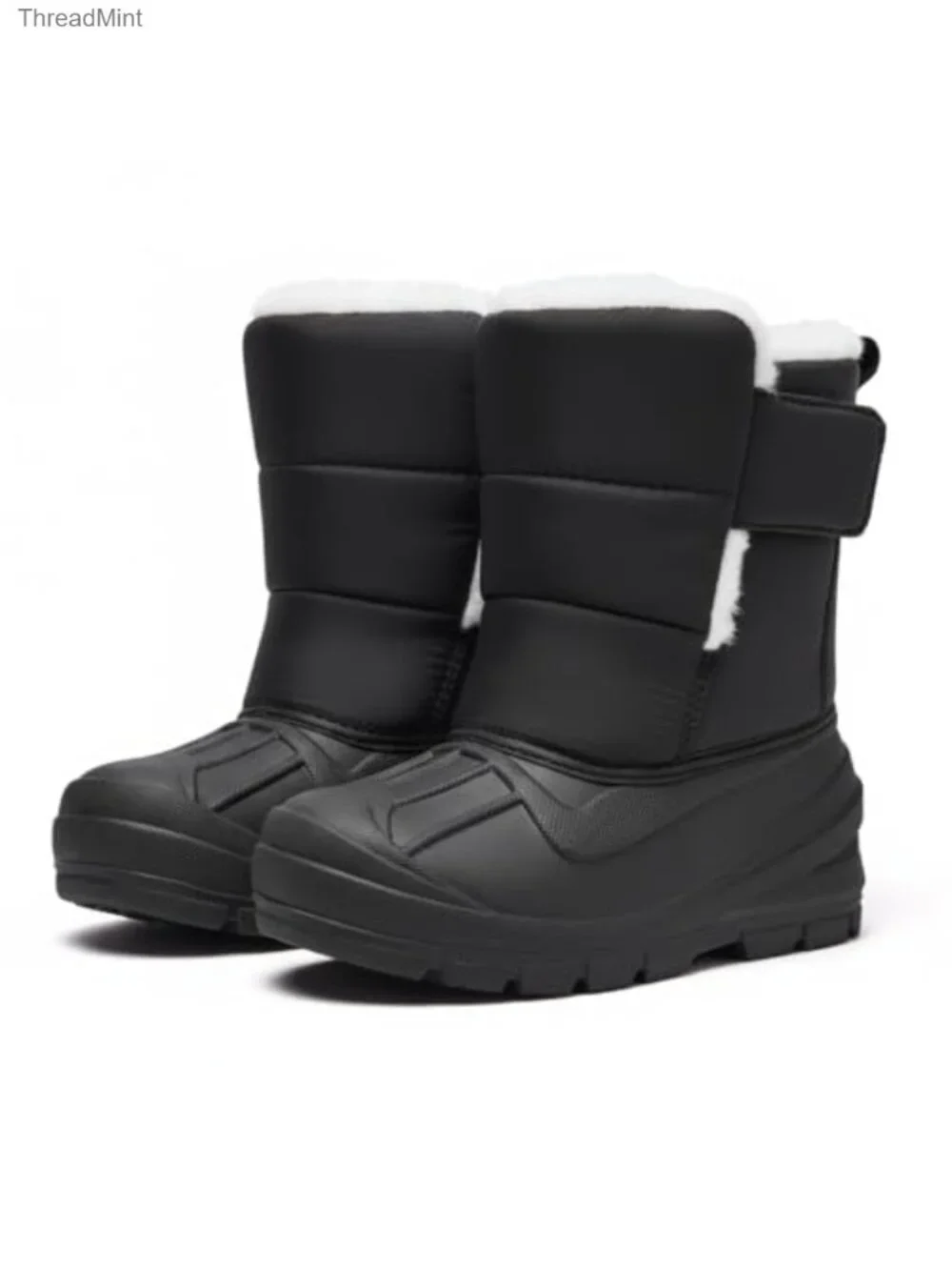 MORENDL Kids Waterproof Snow Boots Toddler Winter Boots Fur Lined